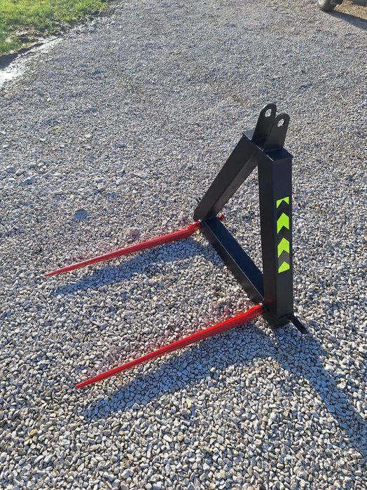 widły na tył ciągnika do bel podnośnik do balotów do siana kiszonki