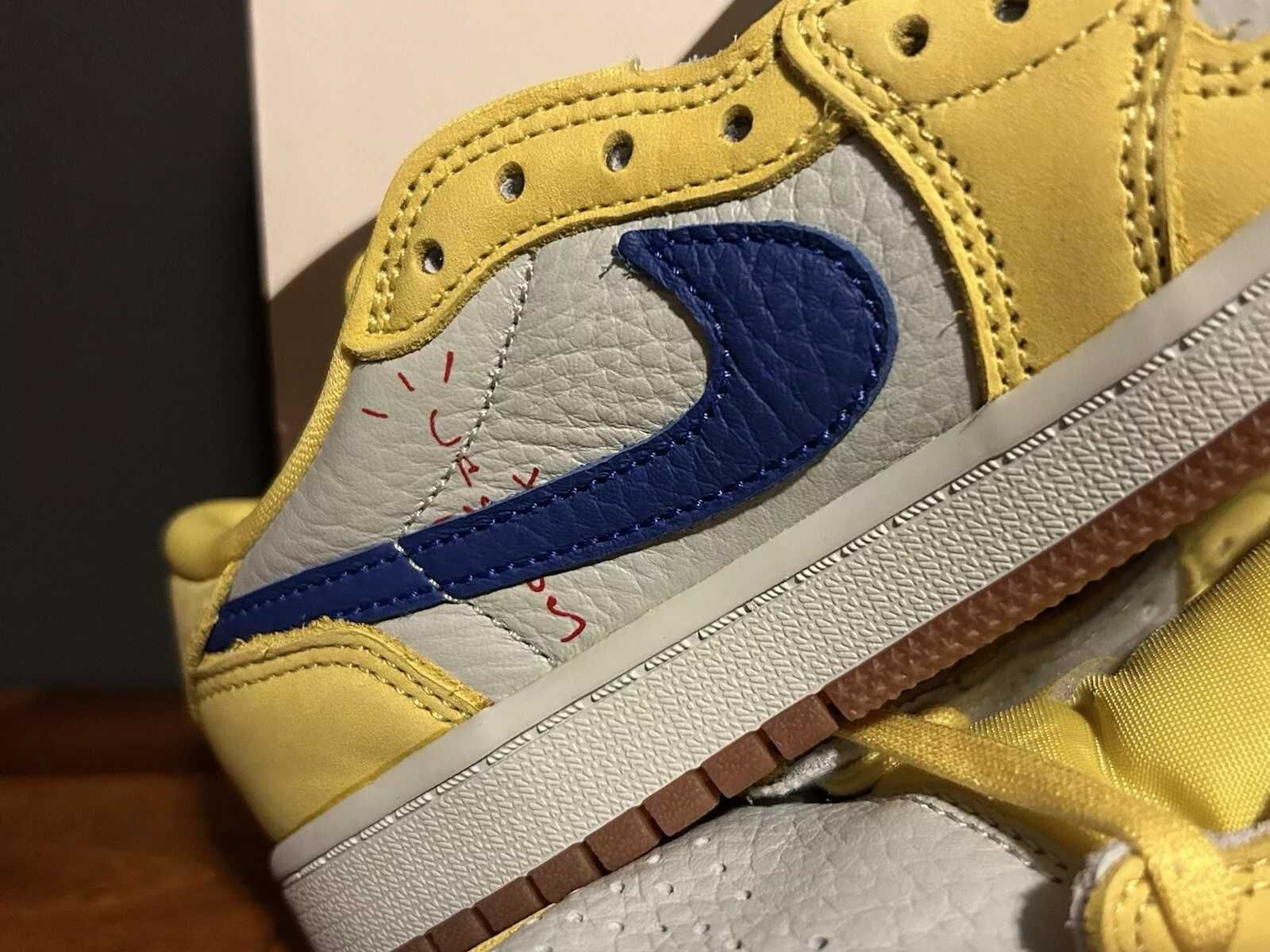 Travis Scott x Jordan Air Jordan 1 Low OG Canary Yellow R.44