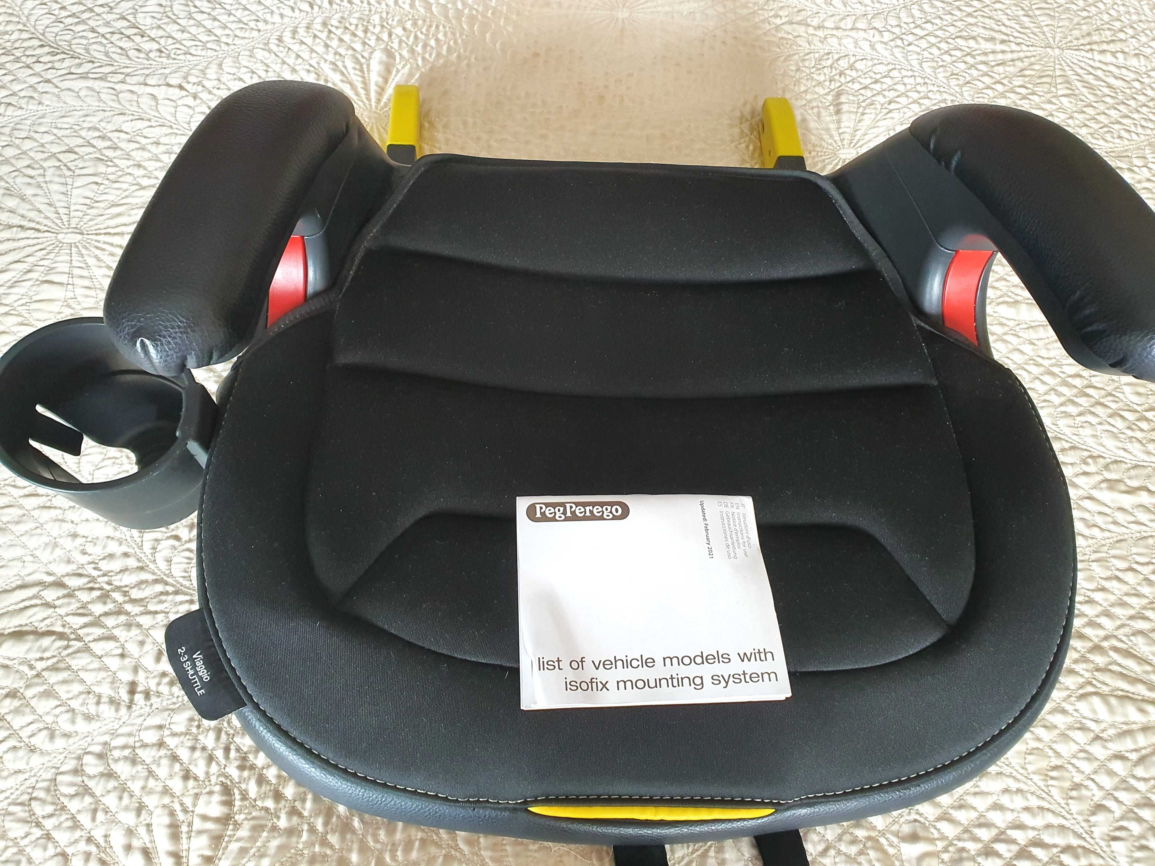 Assento Peg Perego Viaggio 2-3 Shuttle Isofix Licorice