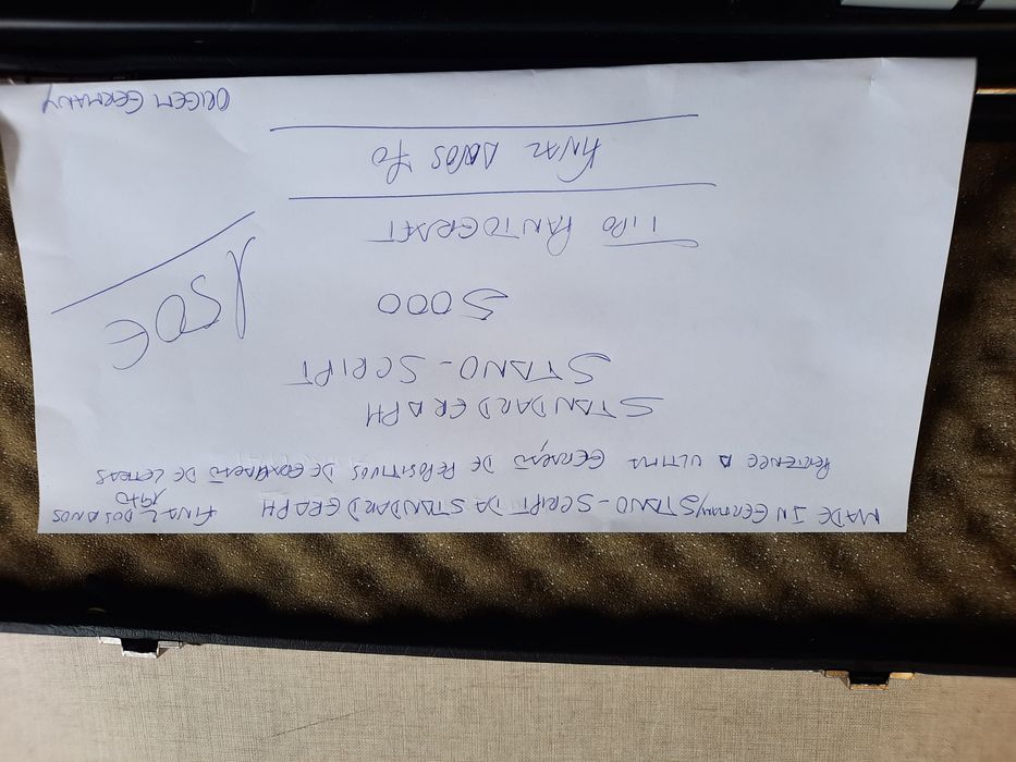 Estojo de desenho técnico de made in Germany