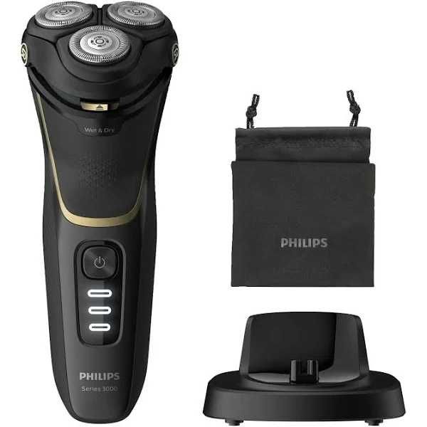 Електробритва Philips Series 3000, вологе та сухе гоління S3134