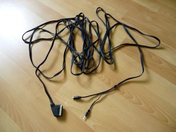 Kabel EURO Scart S-video + jack długość 10 m