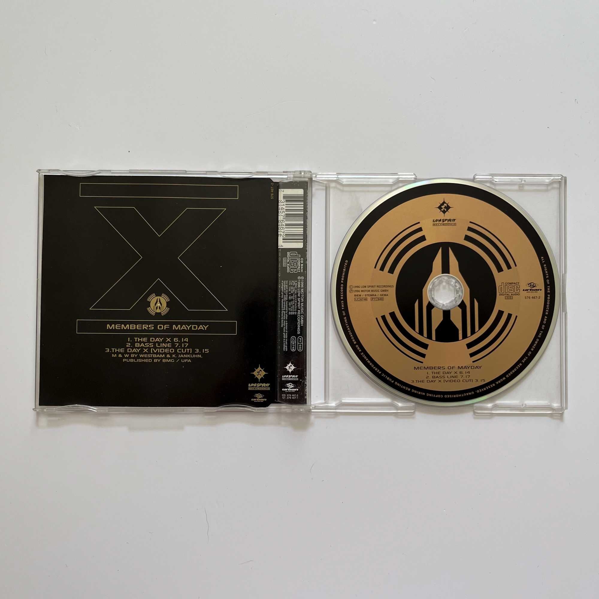 MAYDAY The Day X Members Of Mayday Singiel CD
