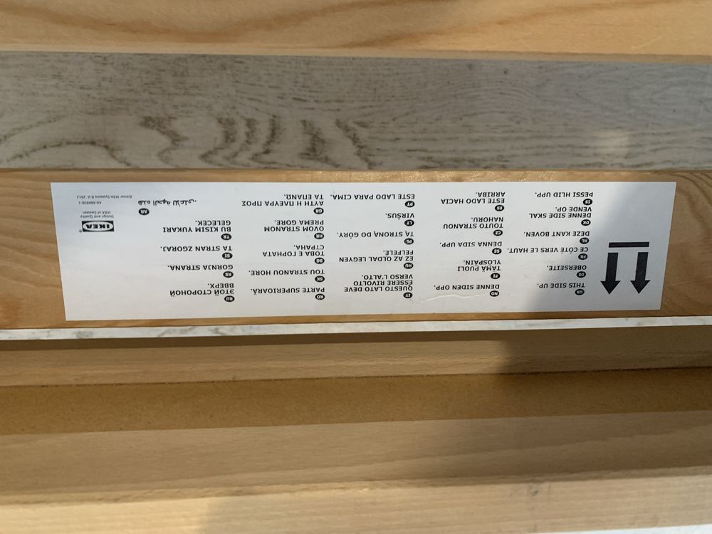 Łóżko Ikea Sniglar z materacem bez barierki 165x77