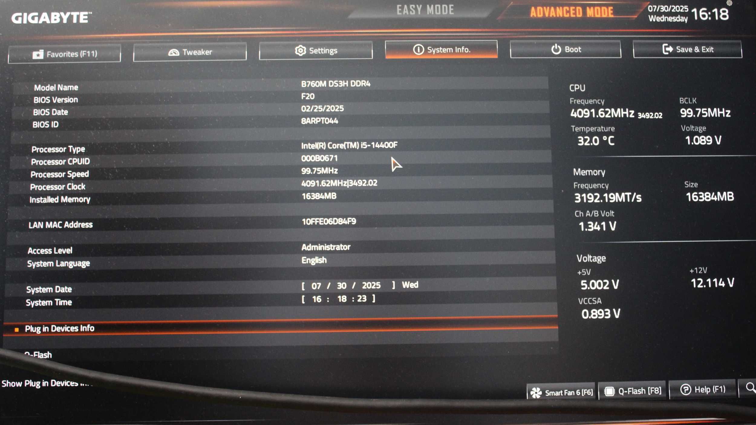 OPTIMUS Komputer GB760T-CR16 i5-14400F/16GB/1TB/RTX 5060 Ti 8GB/W11H