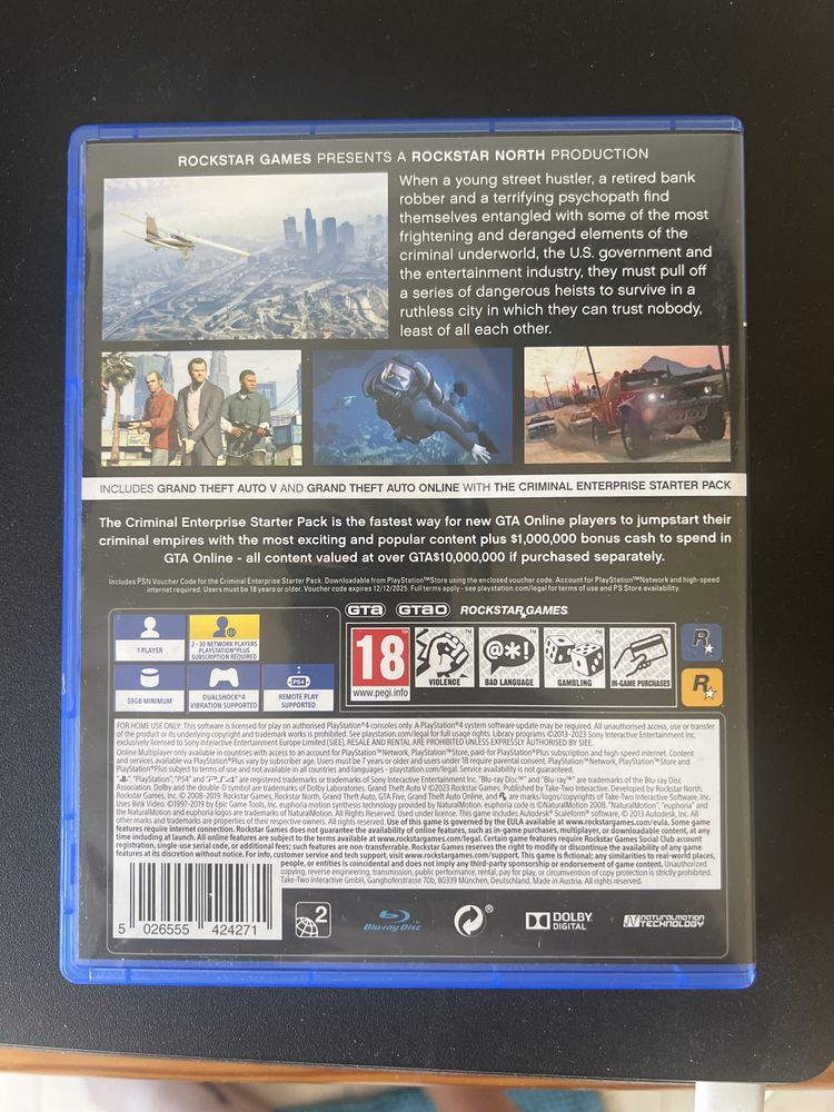 GTA V Premium Edition ps4