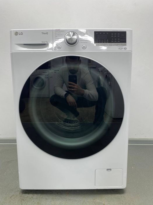 Пральна машина 2в1 LG V7WD107H2E • 10.5/7 кг