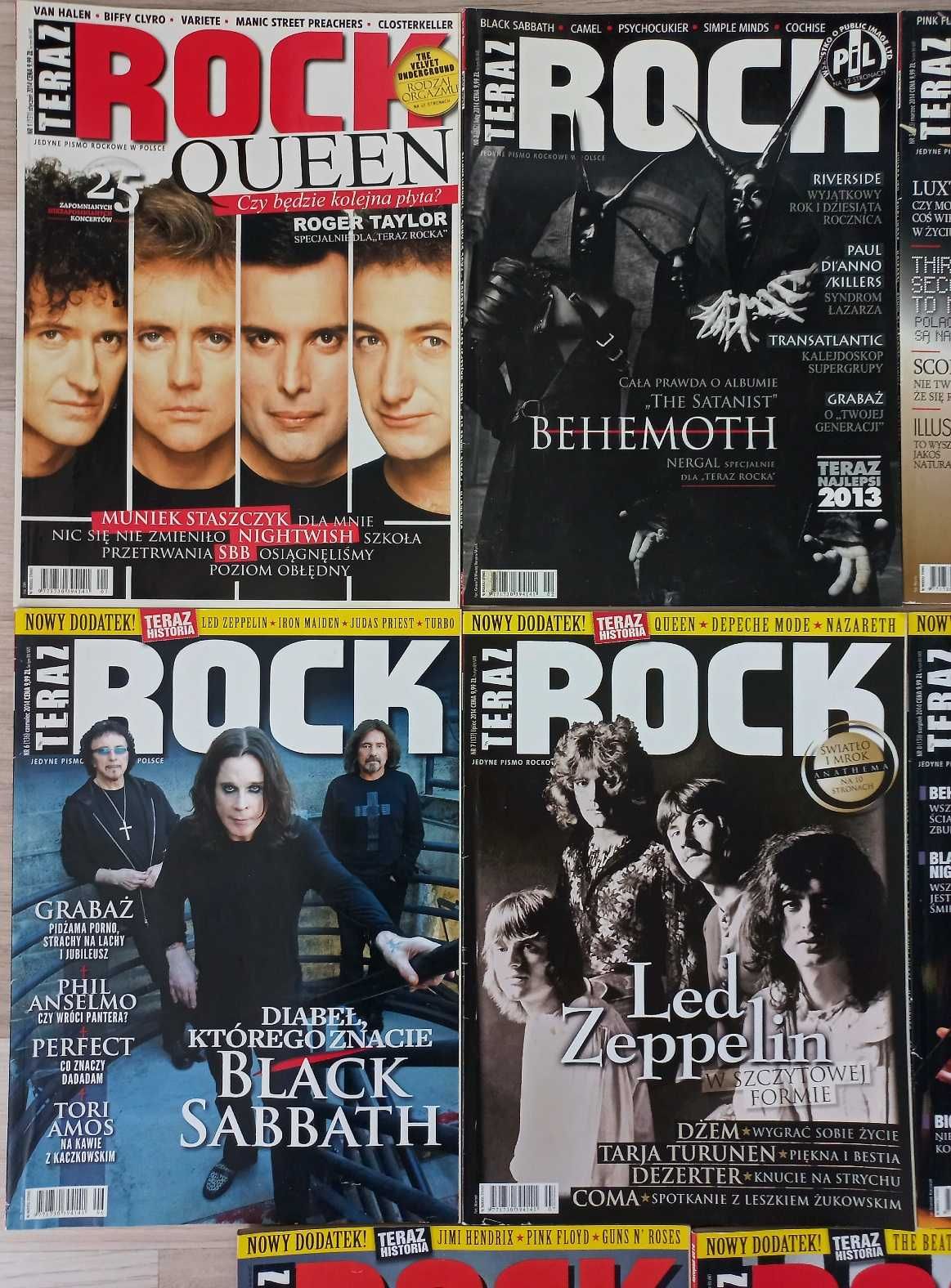 TERAZ ROCK - zestaw 11 magazynów z 2014