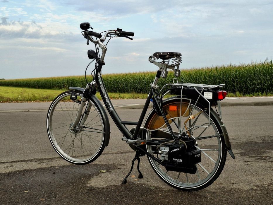 Rower spalinowy Saxonette Luxus E-Start Super Stan Nowszy model