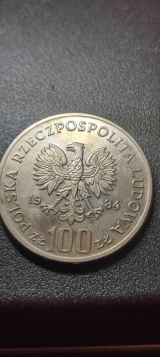Moneta 100 zł z 1984 roku 40 Lat PRL
