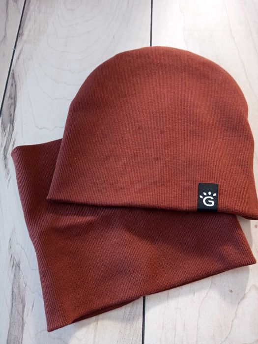 Komplet Zimowy Czapka Komin