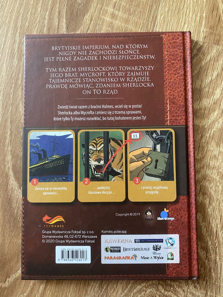 książka sherlock holmes