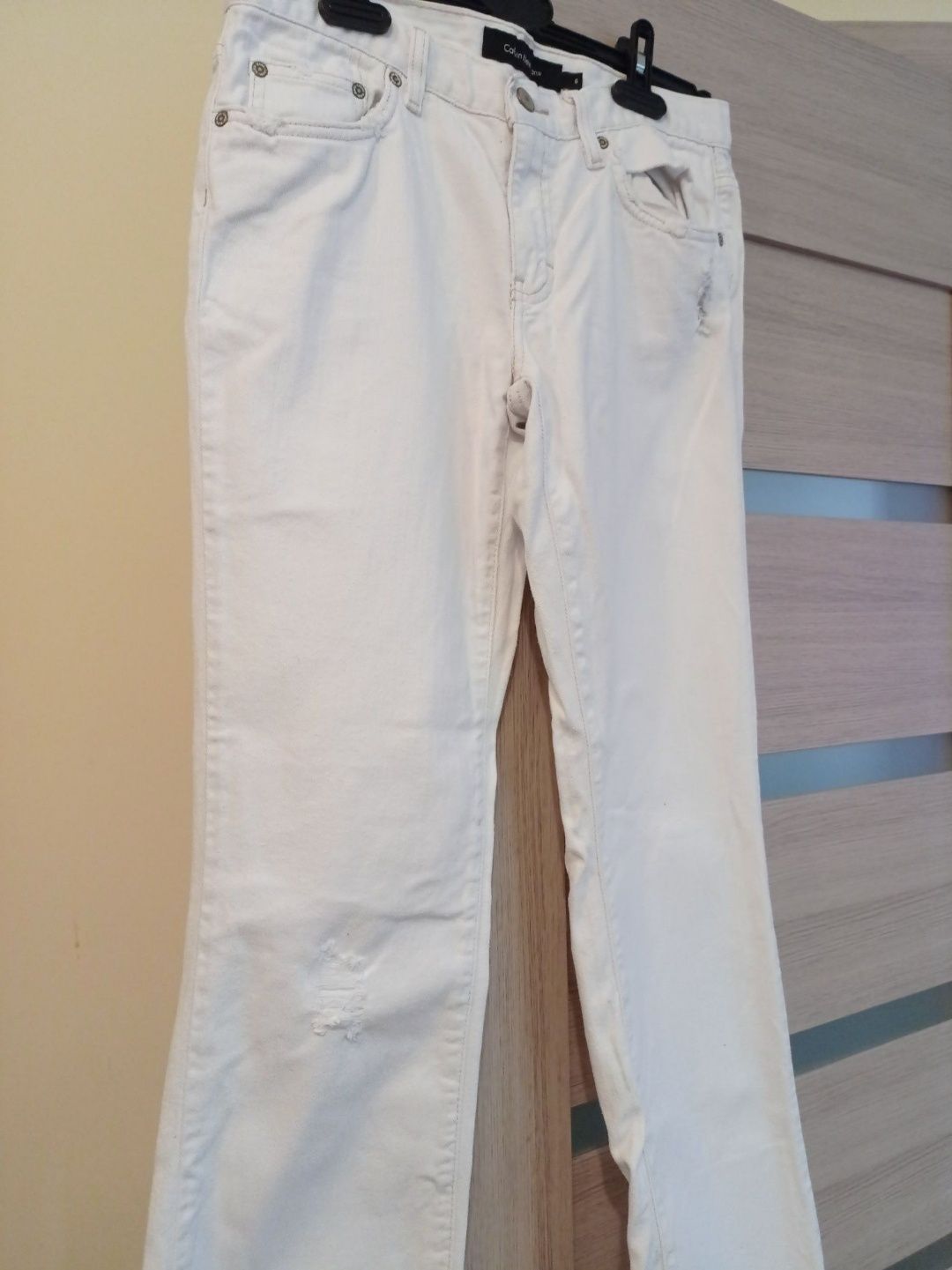Білі джинси Calvin Klein | Белые джинсы | Boot cut jeans
