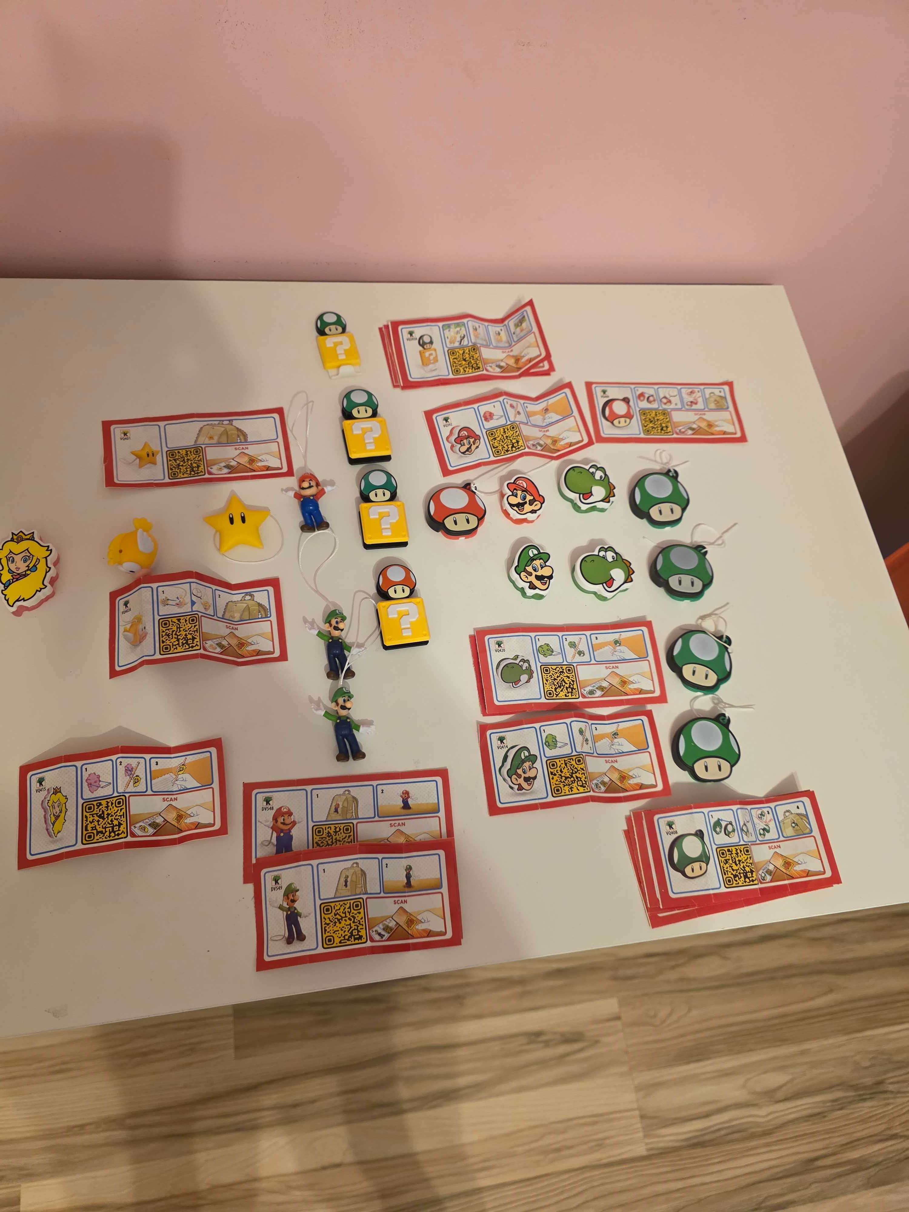 Super Mario Kinder Joy Jajko Niespodzianka Karteczka Księżniczka Figur
