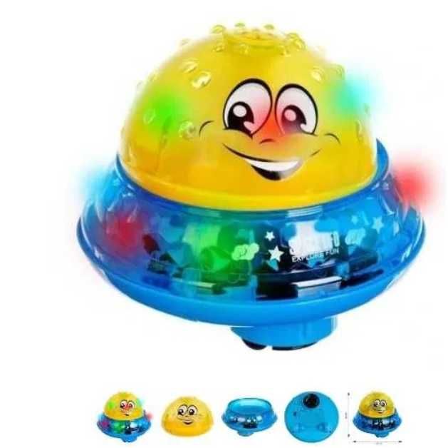 ośmiorniczka zabawka DO KĄPIELI UFO fontanna wody led świeci