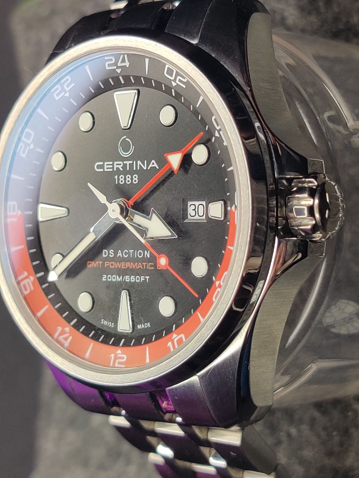CERTINA DS Action GMT C032.429.11.051.00 Swiss Made механика