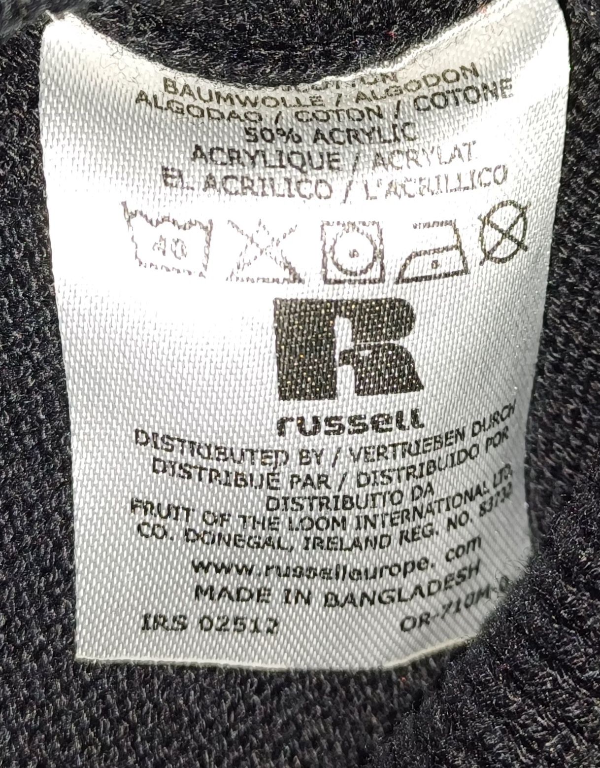 Sweterek męski bawełniany Russell Collection rozmiar XXL