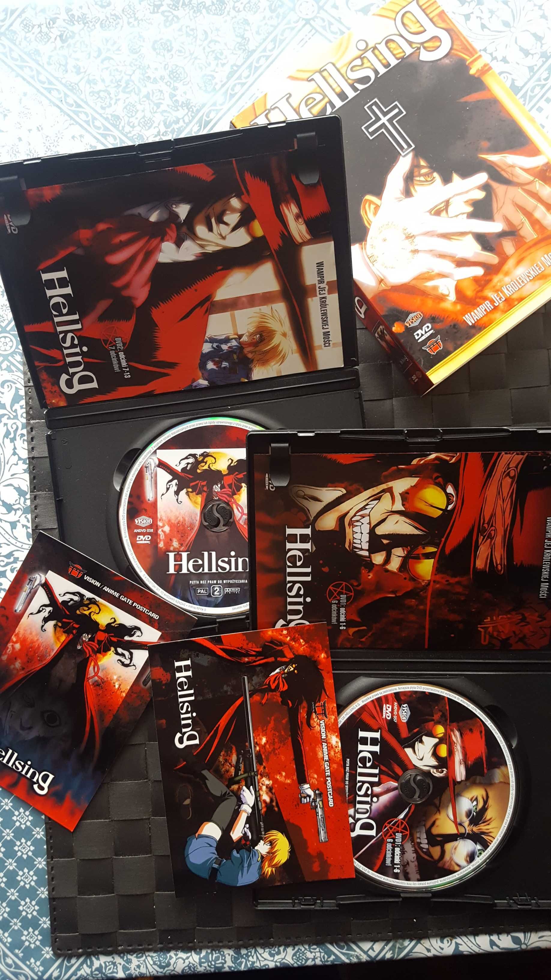 Hellsing BOX 2dvd + dodatki anime manga