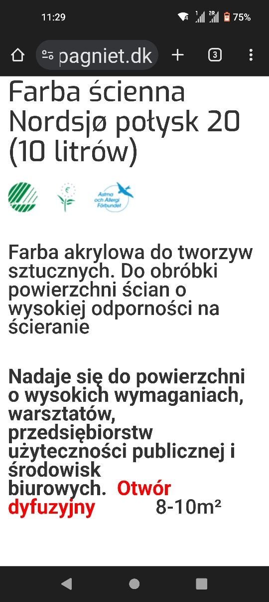 Farby ścienne biale