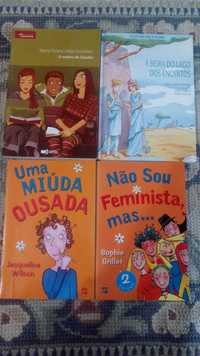 Conjunto 4 livros adolescentes