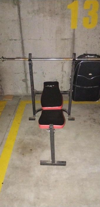 Witam Sprzedam laweczke z sztanga i odwaznikami