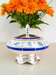 Unikat bogato srebrzona bomboniera Heinrich & Co od 1939 r. art déco