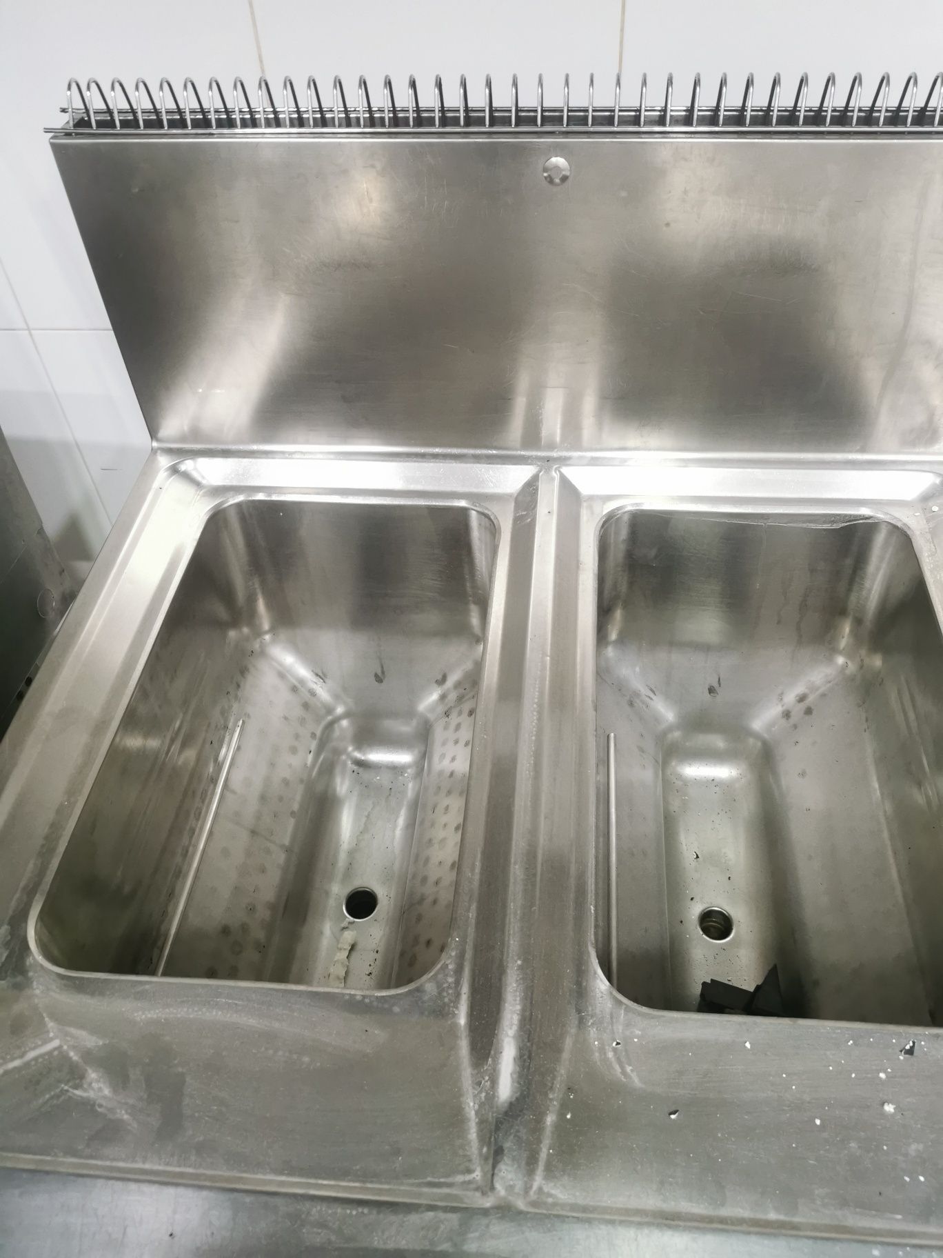 Fritadeira dupla gas