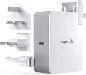 Inateck UCC1001 Ładowarka USB-C 45W kabel 2m EU/UK Samsung iPhone iPad