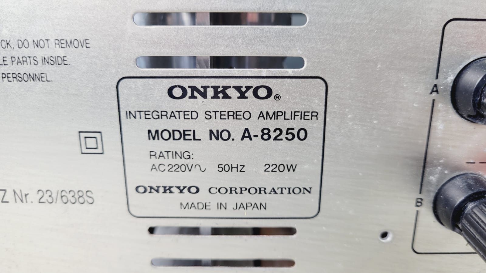 Onkyo A 8250 Integra Mocny wzmacniacz 2x100W 4 ohm phono Dobór Audio