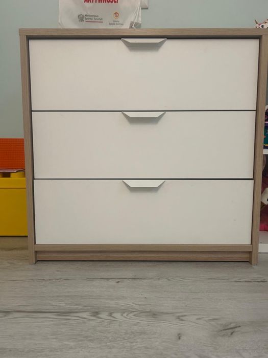 Komoda szuflada szafka biala