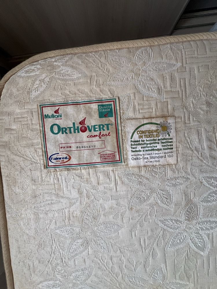 Cama de casal colchao e estrado