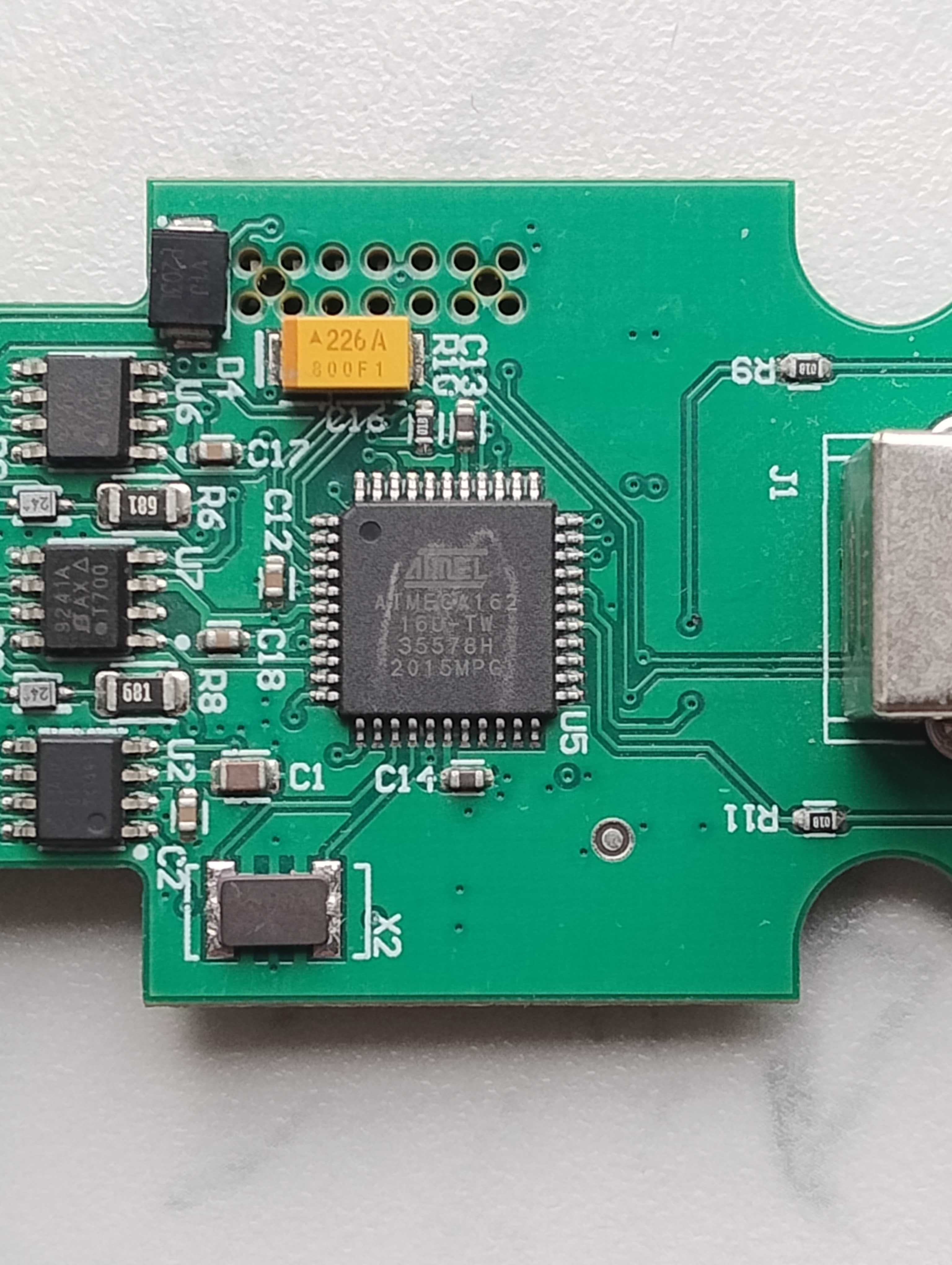Сканер VAG групи VCDS, Вася, HEX - V2, на Atmega162