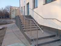 Balustrada balustrady nierdzewna balkon francuski zabezpieczenie inox