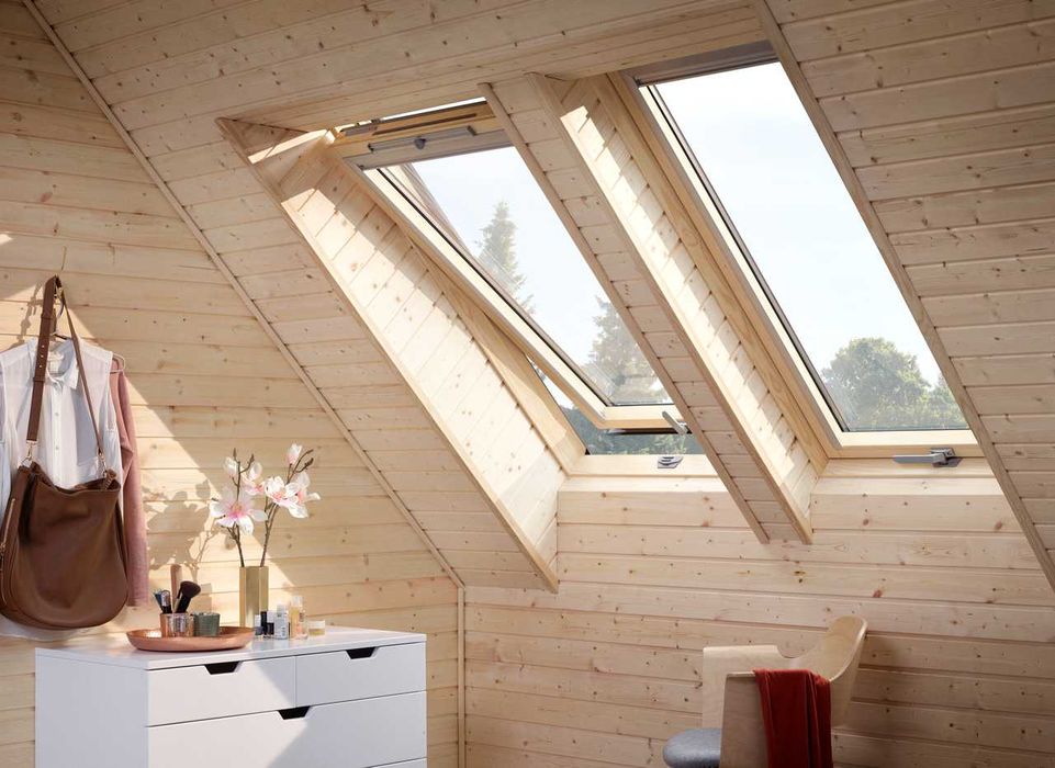 Мансардні ВІкна RoofLITE 78x118 + Комір ( Комплект)