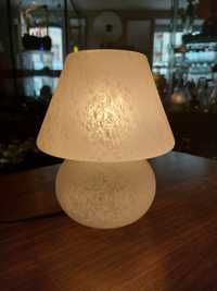Lampa szklana grzybek lata 80