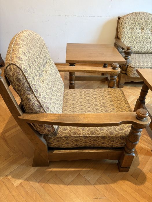 Zestaw wypoczynkowy mebli Mieszko PRL epokowy