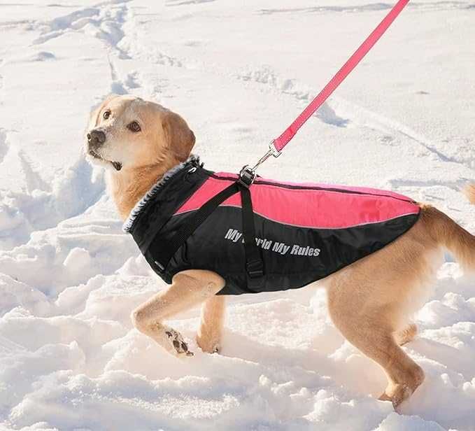 Zimowe ubranie dla psa przeciwdeszczowe odblaskowe TAGLORY