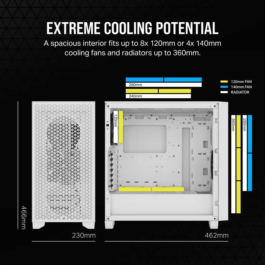 Ігровий корпус Corsair 3000D AirFlow (CC-9011251-WW)