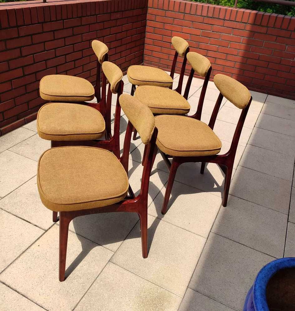 Krzesła lata 60 , kultowe "hałasy" ikona designu, stan po renowacji