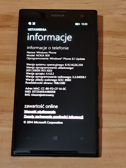 Nokia Lumia 1020 / 909 41MPx  32GB GWARANCJA 5 LAT !