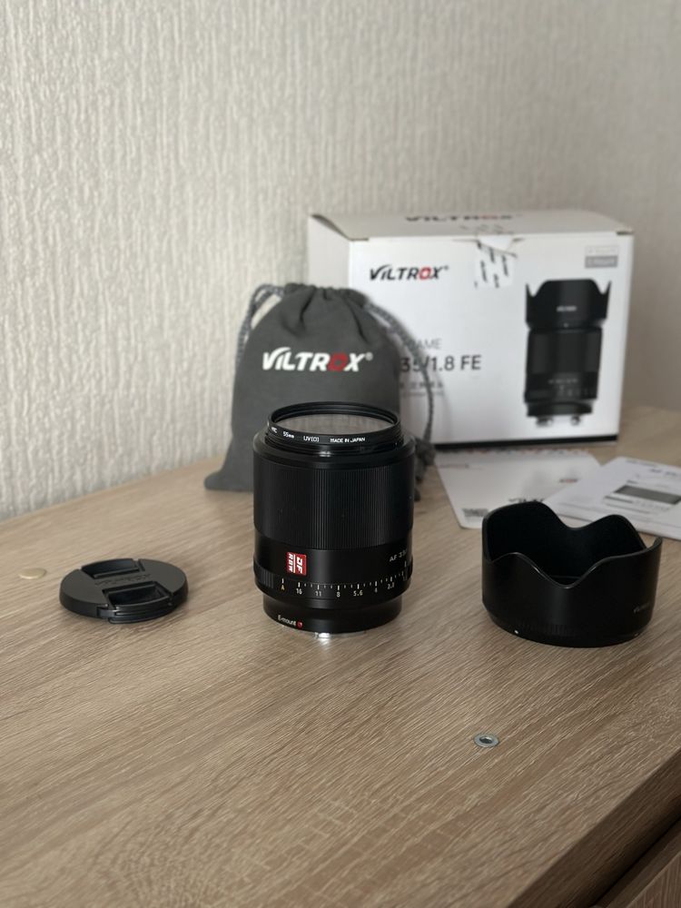 Viltrox 35mm f/1.8 для Sony FE (повний кадр) Об’єктив