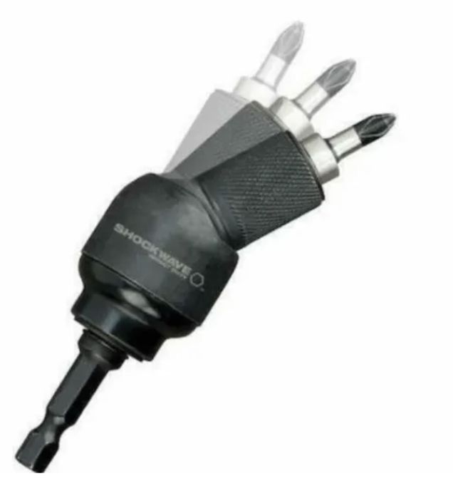 Угловая, кутова насадка KNUCKLE™SHOCKWAVE™ + 10 бит MILWAUKEE