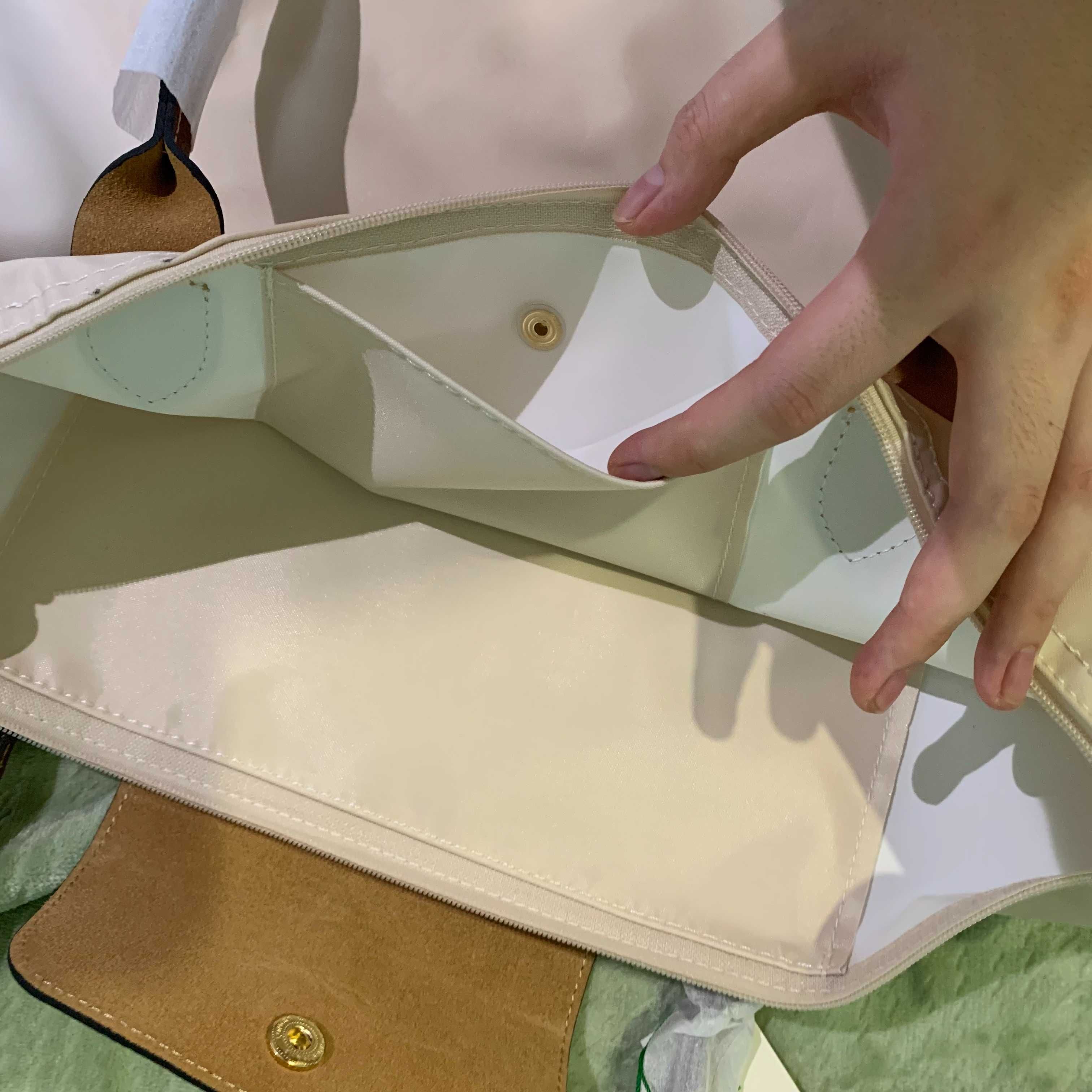 LongChamp Torba torebowa LE PLIAGE ORIGINAL L, Biały papierowy