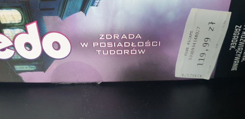 Gra detektywistyczna Cluedo zdrada w posiadłości Tudorów