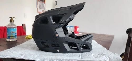 Шолом фулфейс велосипедний для фрирайду ендуро даунхілу дх чорний