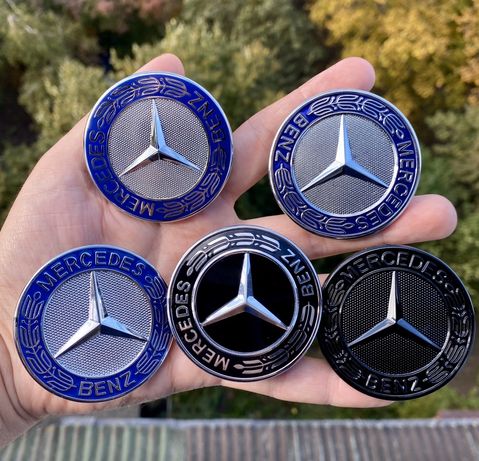 Шильдик/эмблема на капот Mercedes w124/w210/w202/w203/w204/w140/w211