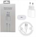 Zasilacz USB-C 20W + kabel Lightning – szybkie ładowanie iPhone
