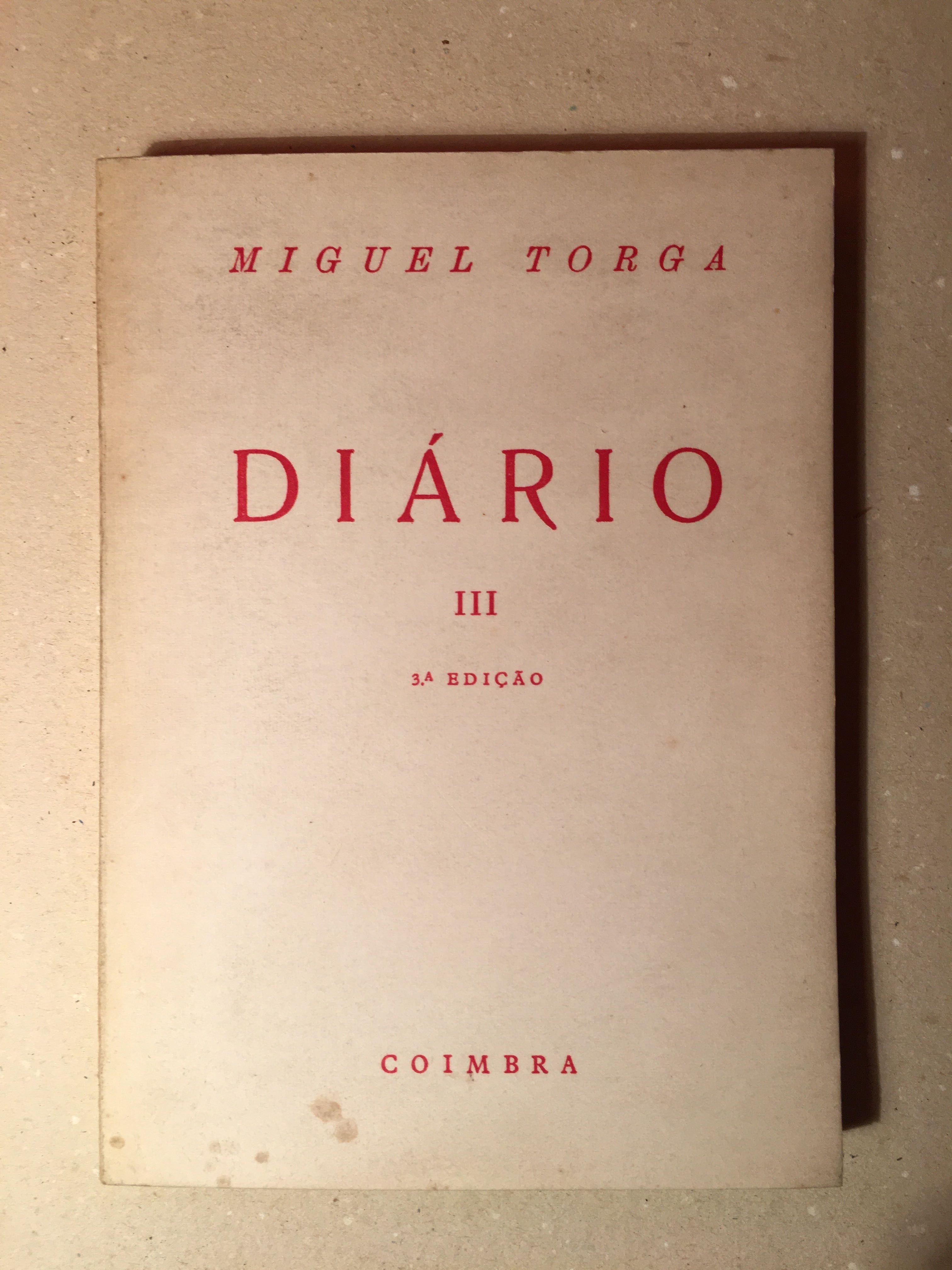 MIGUEL TORGA - diário III - 1973 - 3a edição