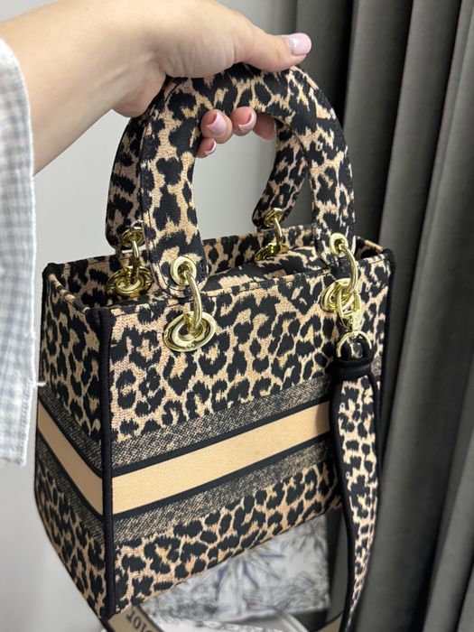 Сумка dior леопард
