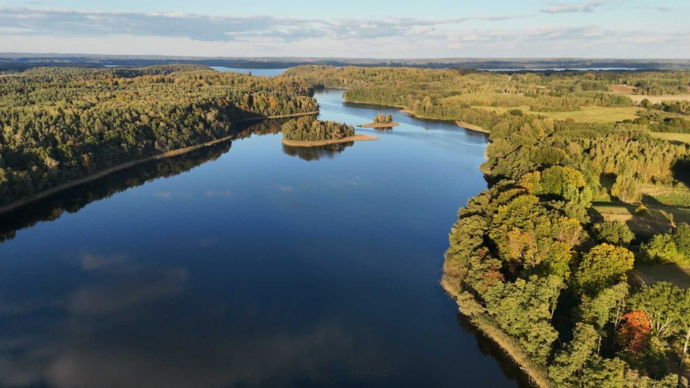 Działka ok 4ha 500m linii brzegowej w Zatoce jeziora Drawsko Siemczyno
